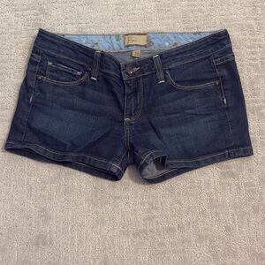 Paige Dark Blue Denim Women’s Shorts
